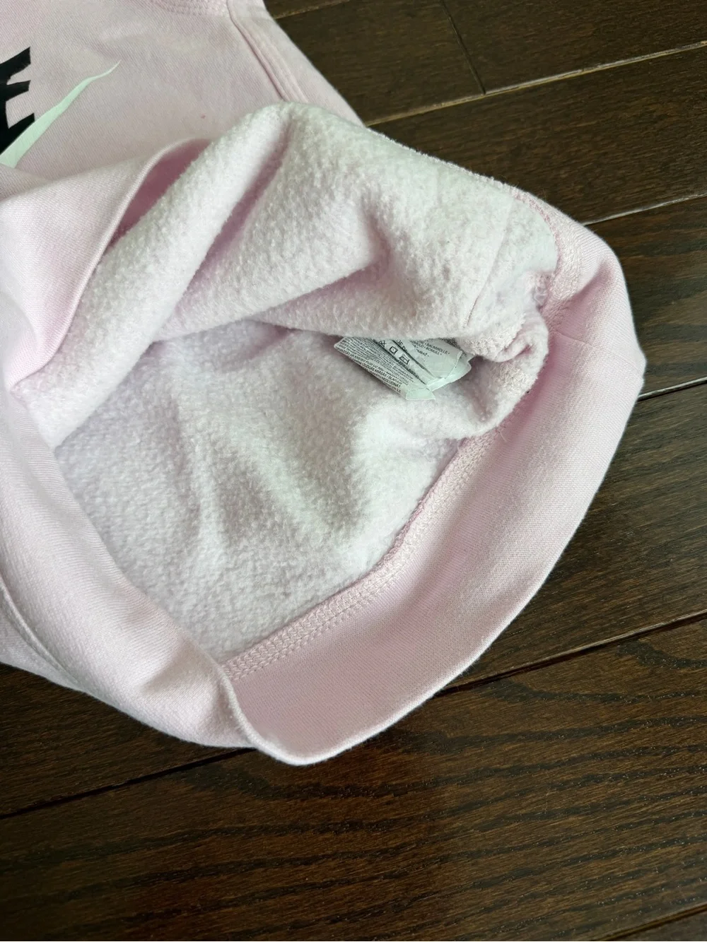 Nike Kids Pink Hoodie with Swoosh Logo